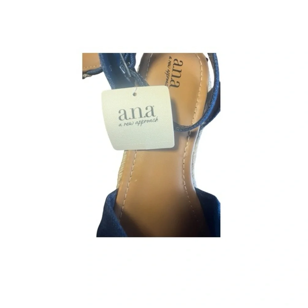 a.n.a Dukes Denim‎ Wedge Sandals NWT